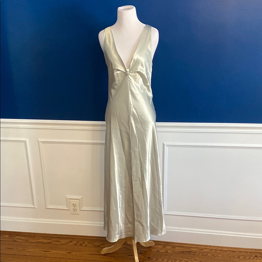 Parisian’s Light Green Maxi Dress Gown